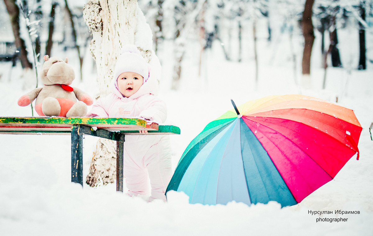 зимняя детская фотосессия - Hурсултан Ибраимов фотограф