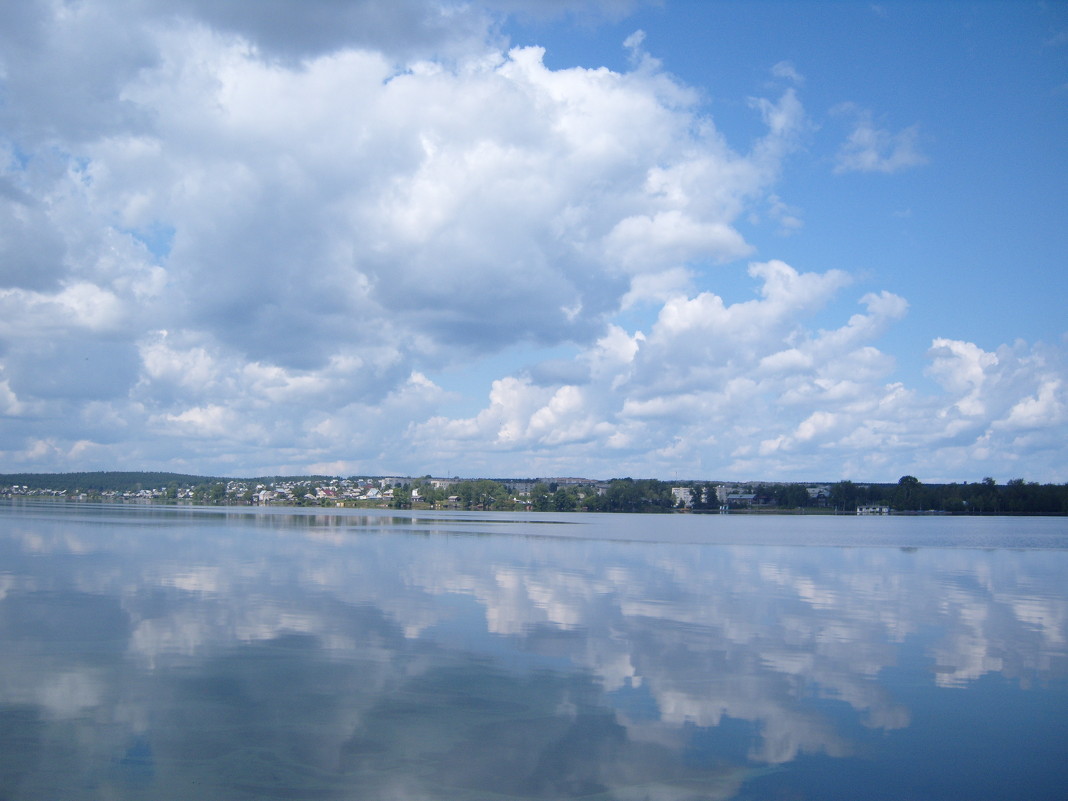 небо , город и вода - lenakulackova 