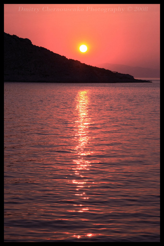 Greece sunset - Dmitry Chernousenko