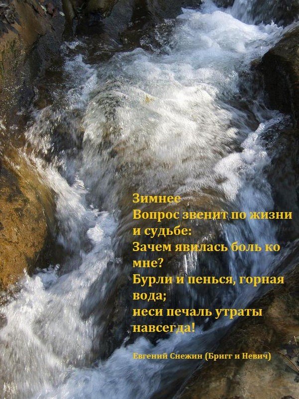 АРТ поэзия  воды - Евгений БРИГ и невич