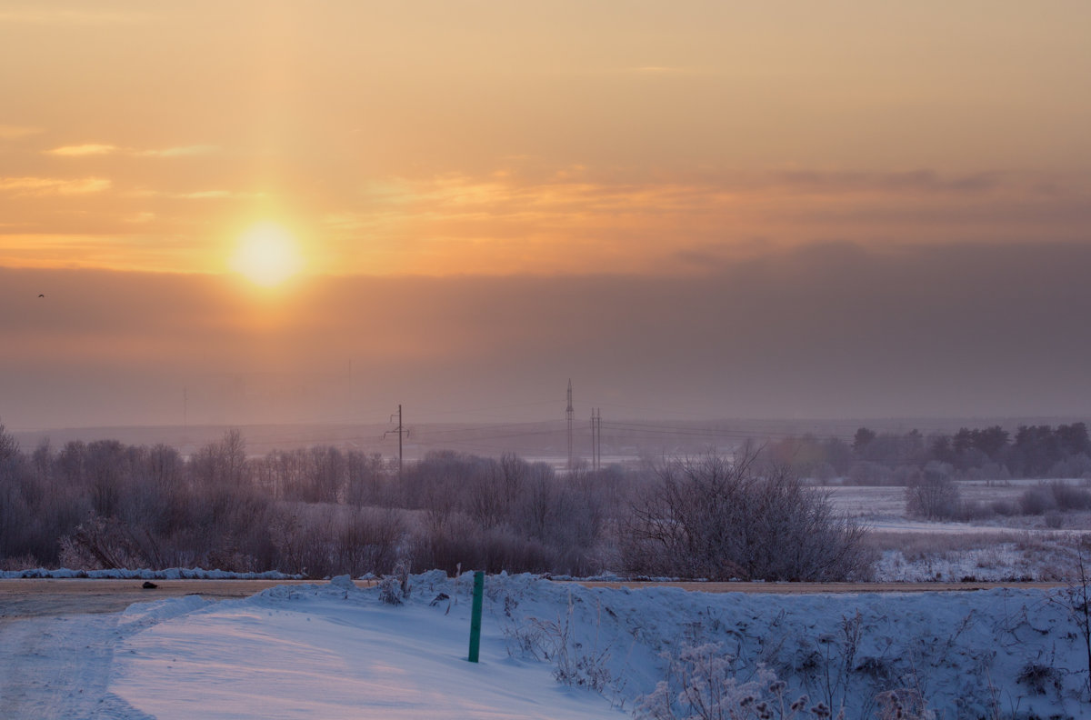 Зимний пейзаж - Aнна Зарубина