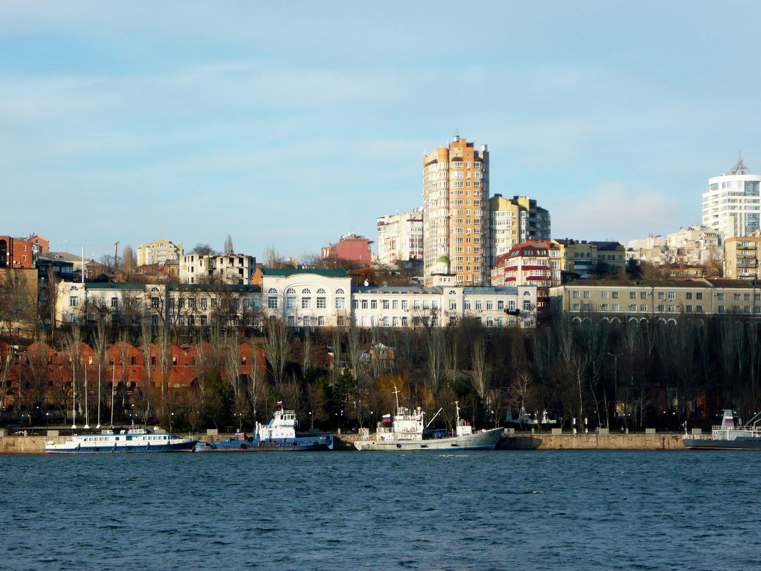 Вид на город с левого берега Дона - Надежда 