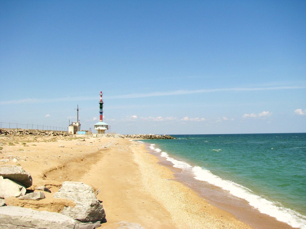 Пляж Маяк Каспийск