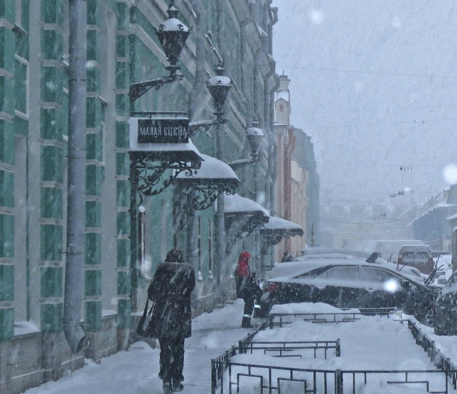 метель в городе - Елена 