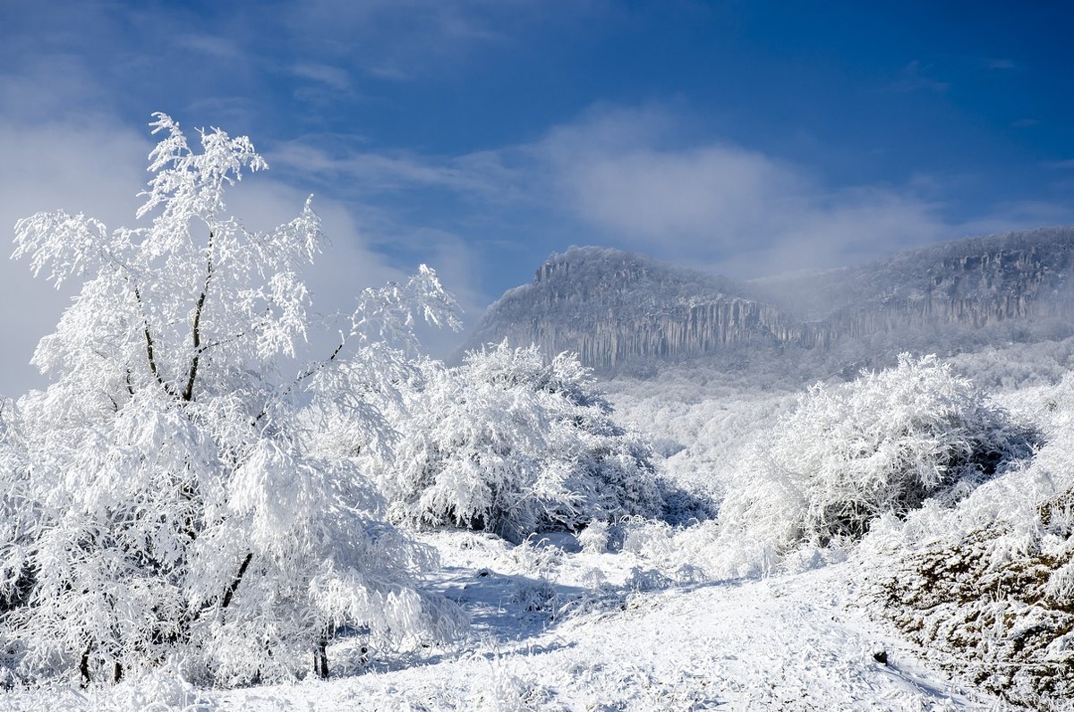 Зимой в горах - Владимир Богославцев(ua6hvk)