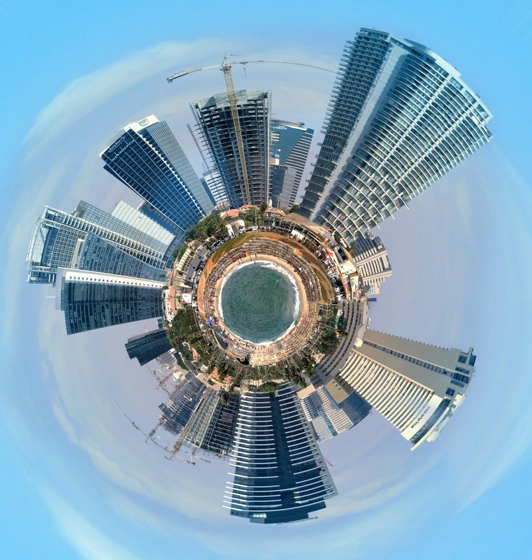 Круговая панорама Тель-Авива. - Ludmila Frumkina