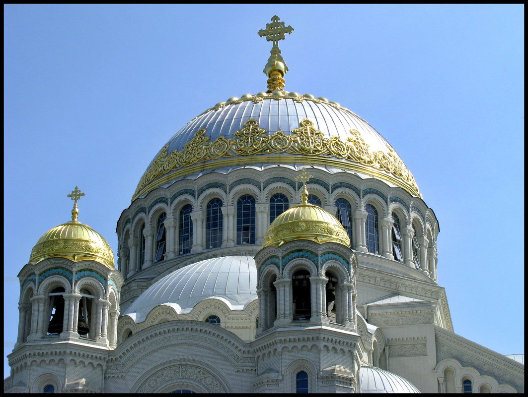Купола Морского собора в Кронштадте - Наталья 
