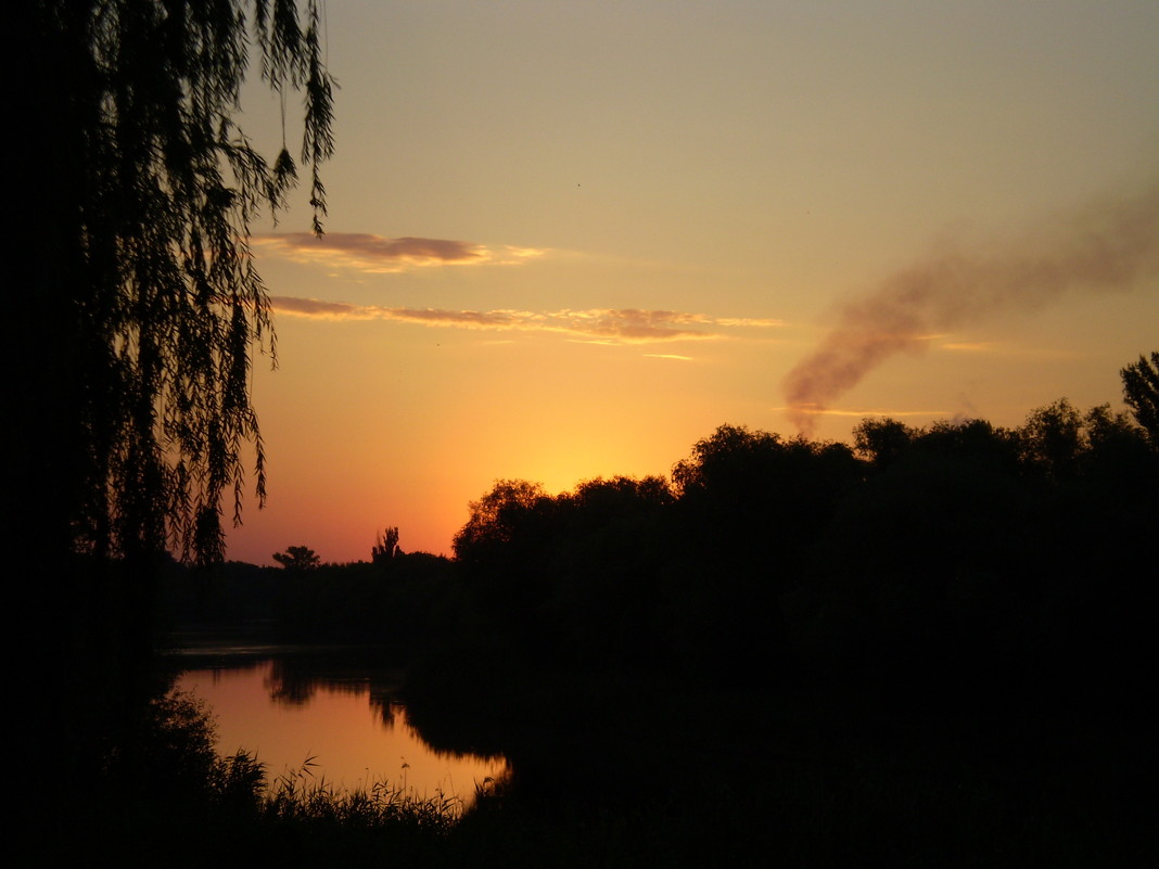 Рассвет на реке - mari shaposhnikova