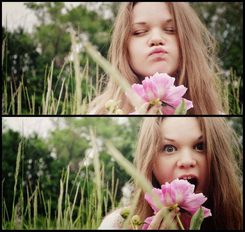 Любительница цветов :) - Anna Zolotareva