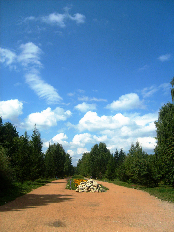 Главная аллея Ботанического сада г.Новосибирска - Зося Lermark