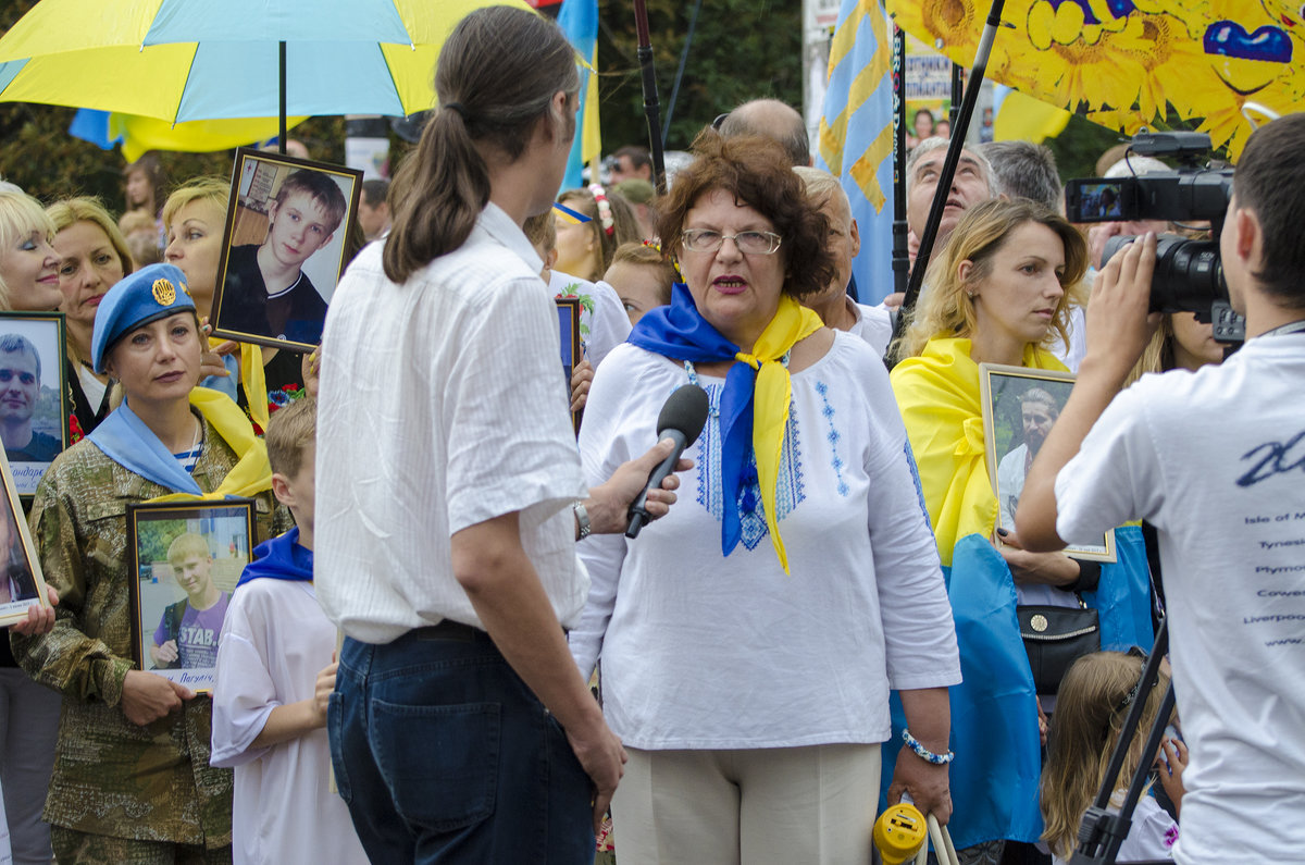 День независимости Украины в Краматорске. Донбасс - Украина - Віктор .