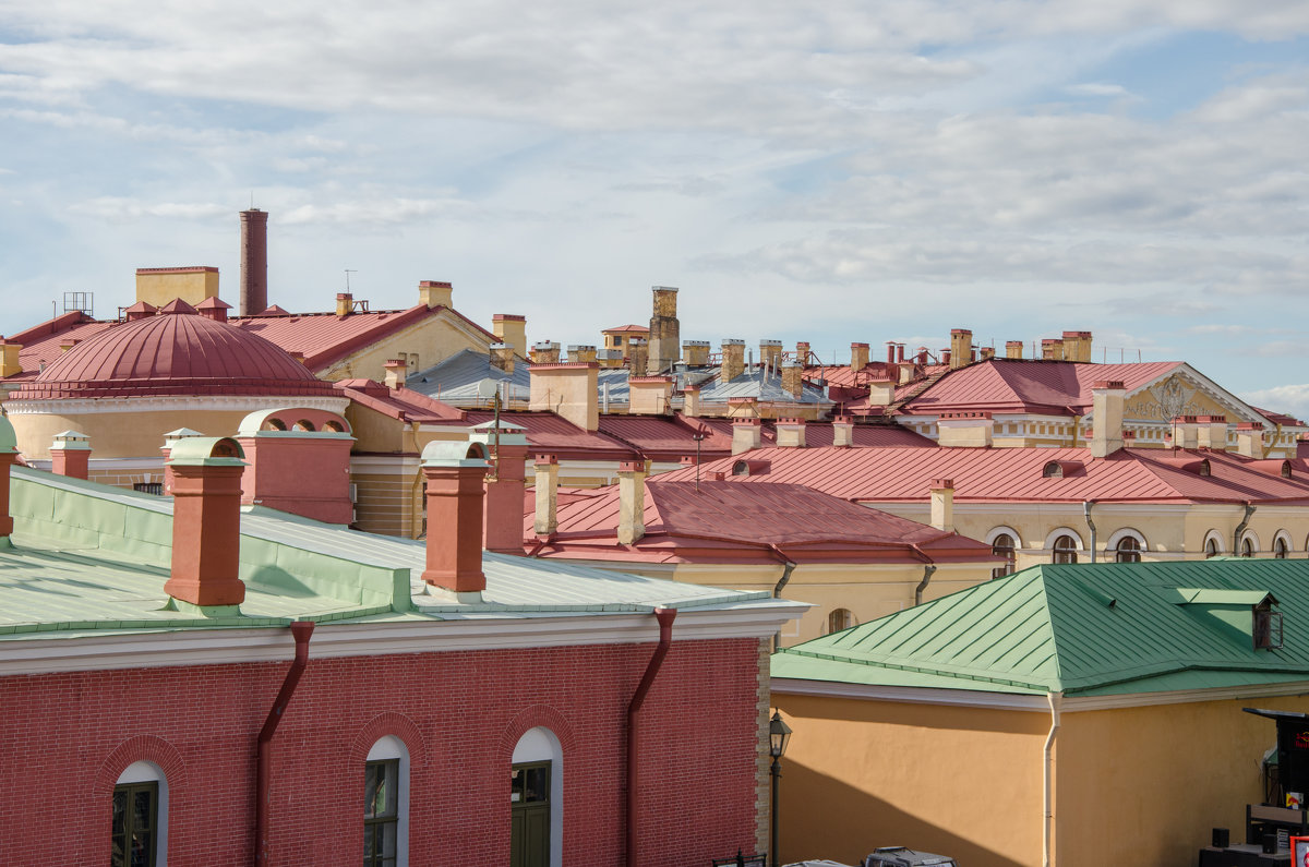 Крыши Петропавловской крепости - Павел 