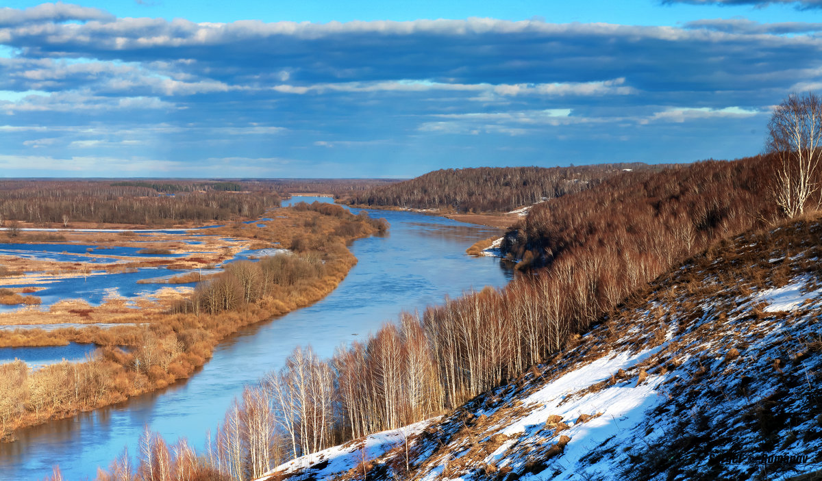 река Клязьма весной - Sergey Romanov