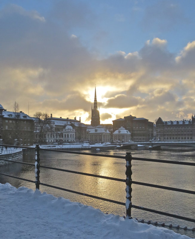 зимний вечер в Стокгольме - Елена 