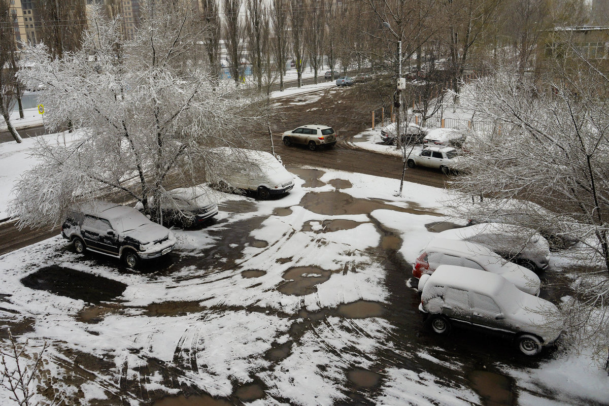 Контратака зимы в конце апреля - София 