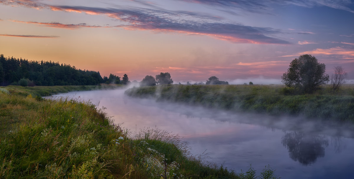 Тихо струится река серебристая...© - Roman Lunin