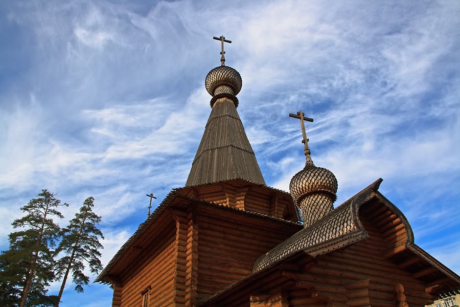 Купола деревянных храмов