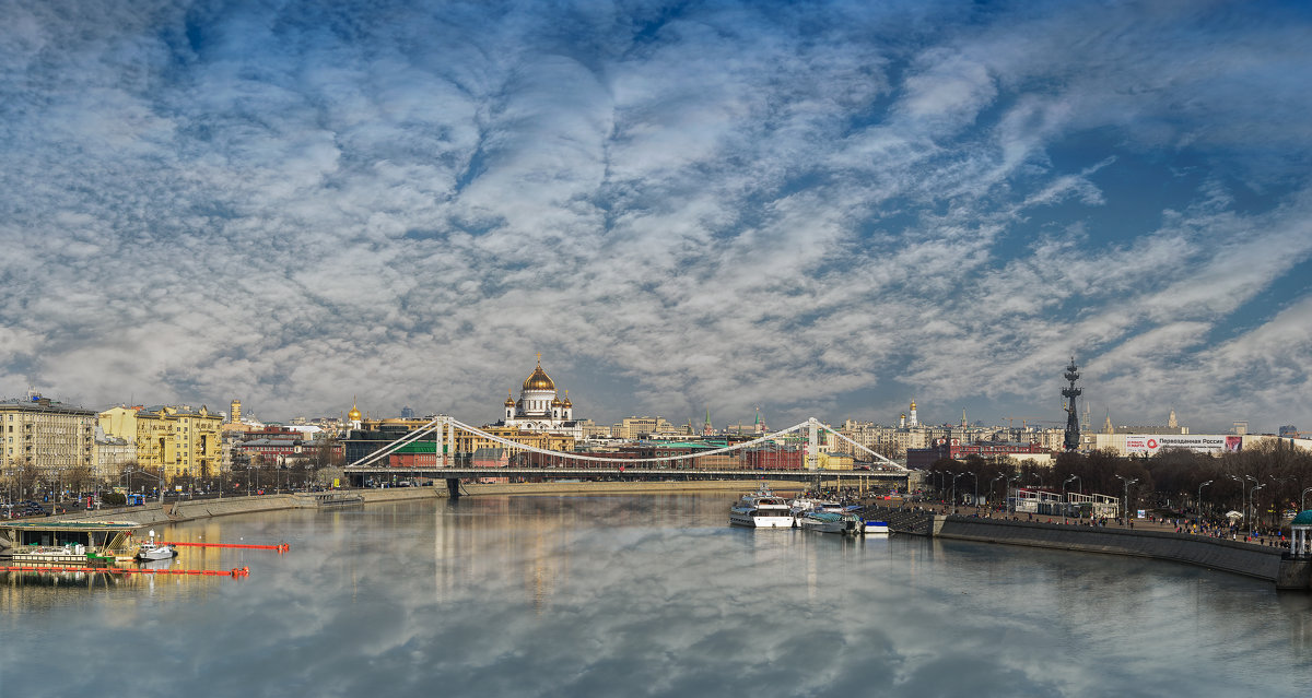Вид на Крымский мост - Борис Гольдберг
