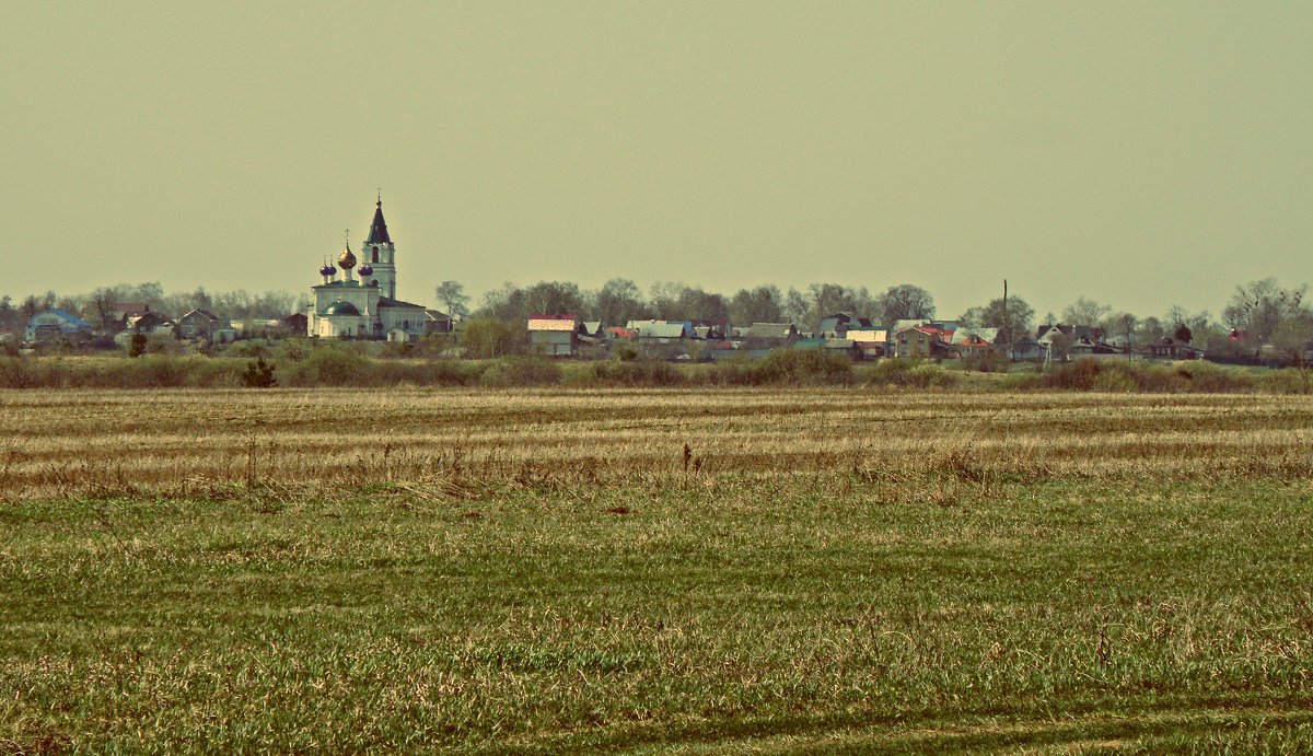 Вид на Церковь Михаила Архангела в Большом Козино (Нижегородская область) - Андрей Головкин