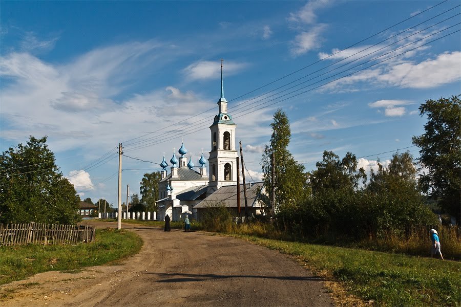 Село Домнино, вотчина матери первого царя из рода Романовых. Костромская область - MILAV V