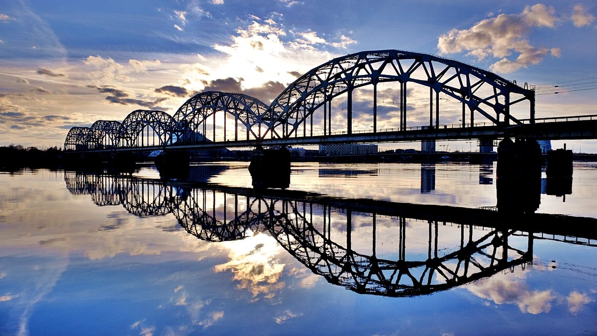 Рига Железнодорожный мост - wea *