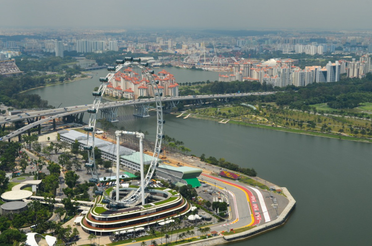 Вид на Сингапур с высоты отеля Марина бэй - Анна Щербакова