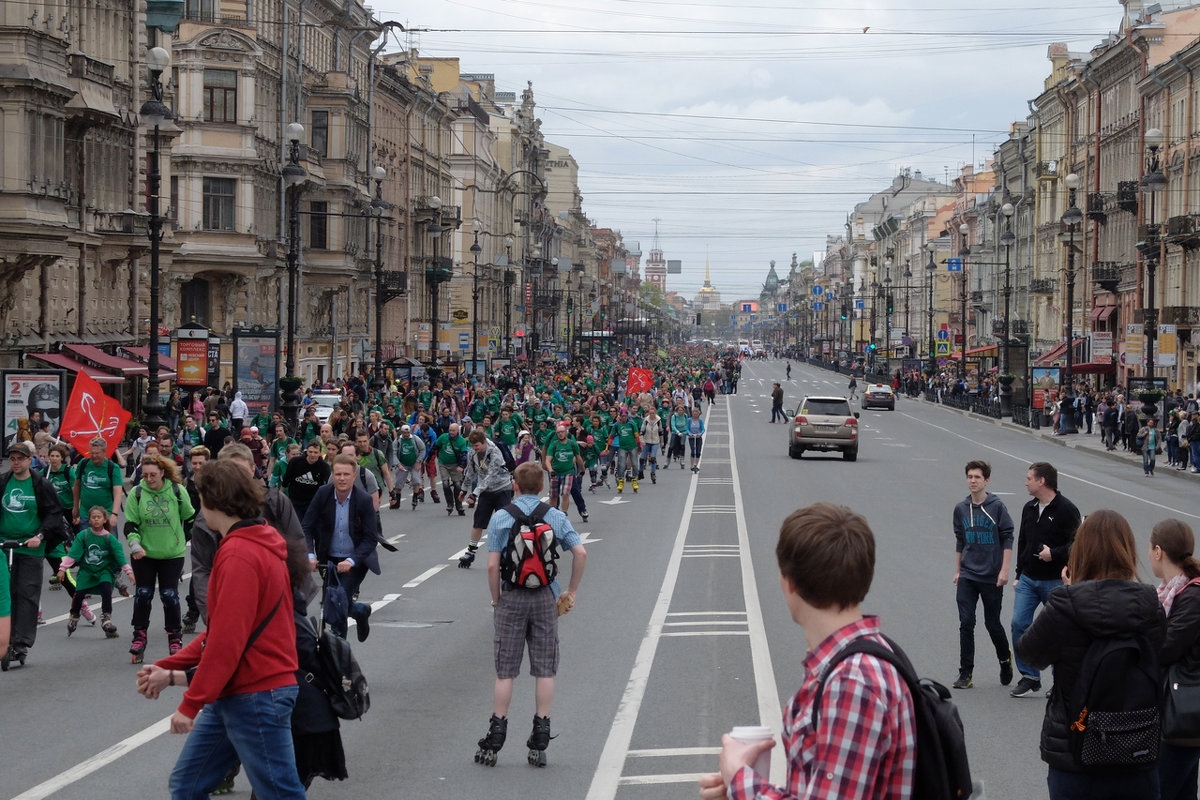 На роликах по центру Петербурга - tipchik 