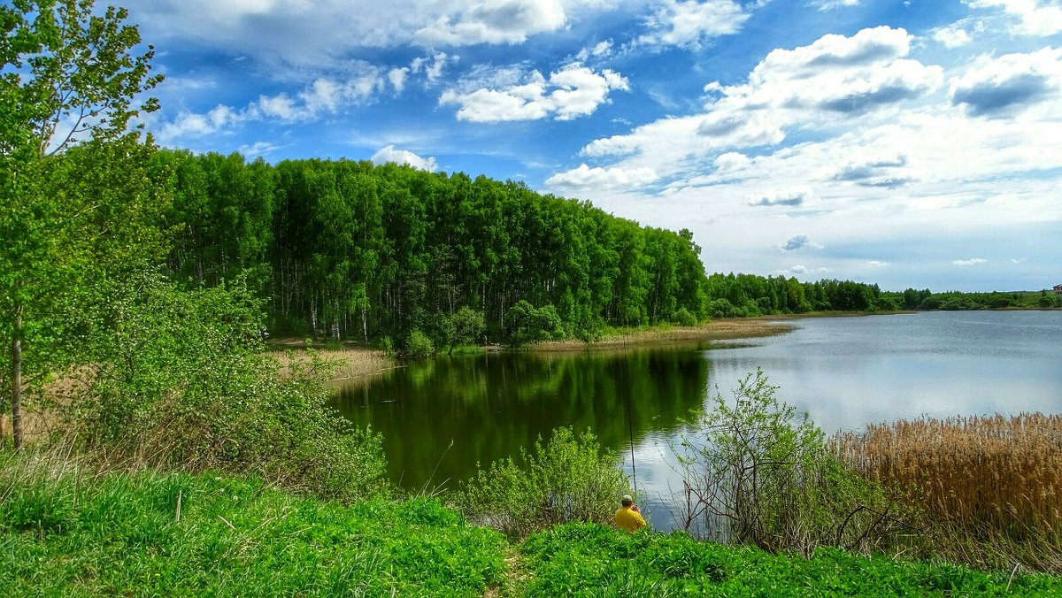 Рыбацкое озеро - Милешкин Владимир Алексеевич 