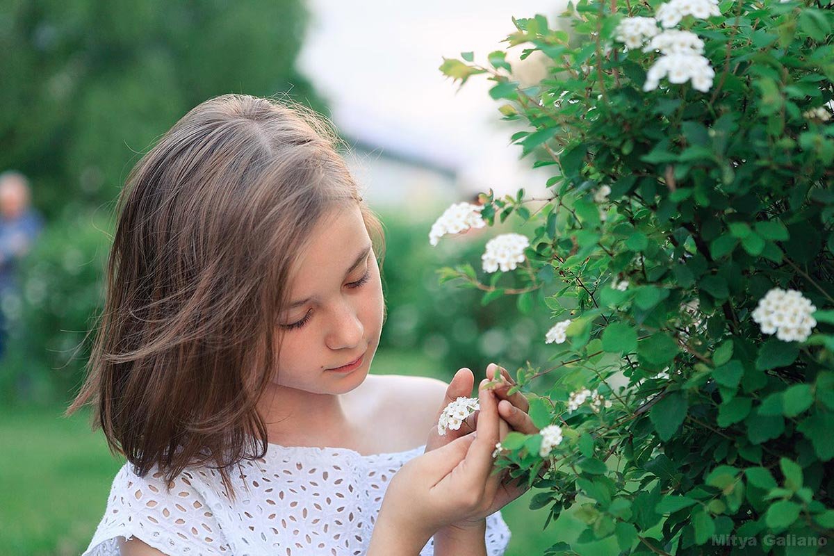 Девочка с цветочком - Mitya Galiano