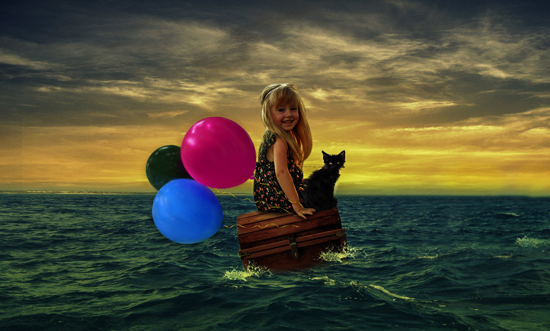 Приключения маленькой девочки и чёрного  котёнка - Андрей Веселов ( Богомолов)