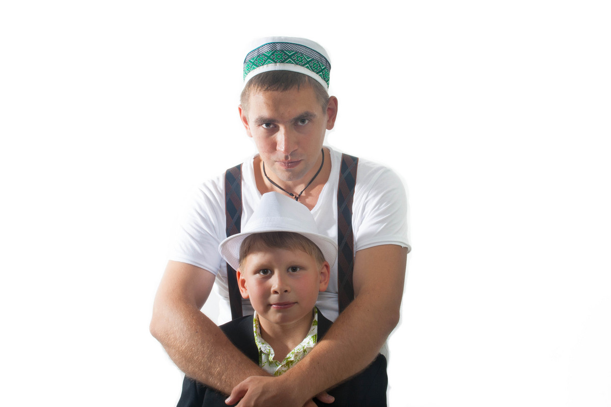 С сыном - Евгений Зимин