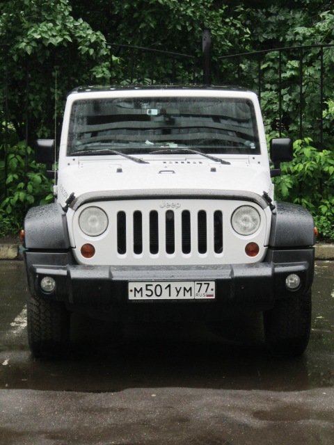 Белый Jeep Wrangler - Дмитрий Никитин