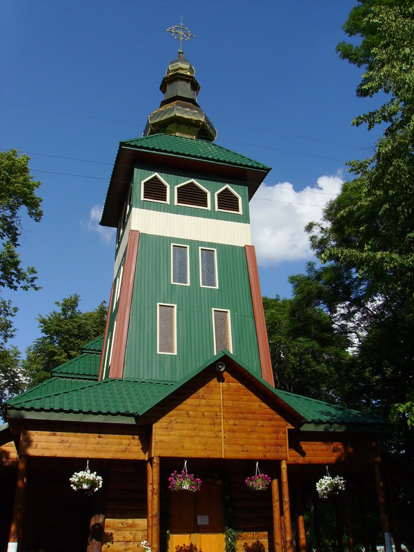 Греко - католический   деревянный   храм   в   Ивано - Франковске - Андрей  Васильевич Коляскин