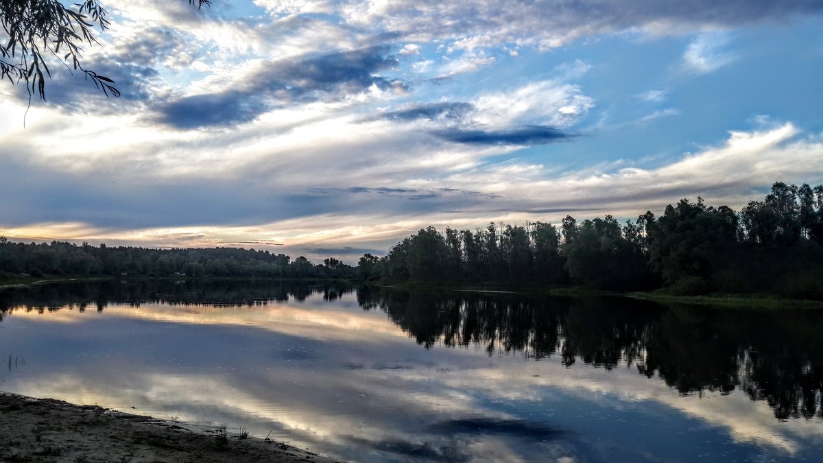 Закат на реке Десна - Антонина Ягущина