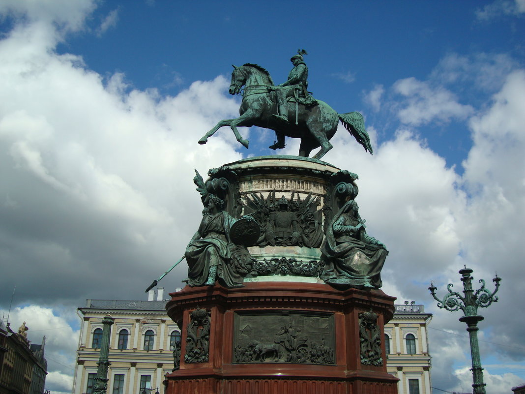 Памятник  императору Николаю первому на Исаакиевской площади - марина ковшова 