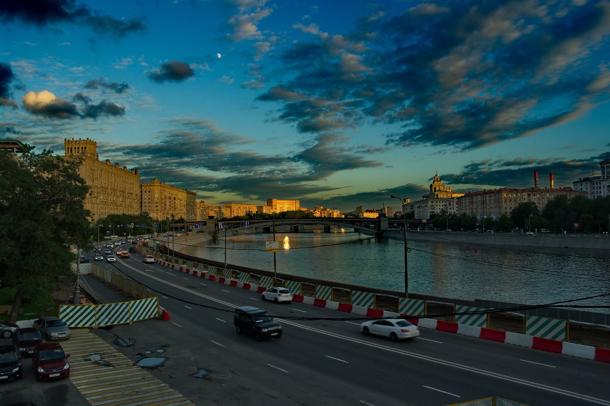 Закат на Москва-реке. - Саша Бабаев