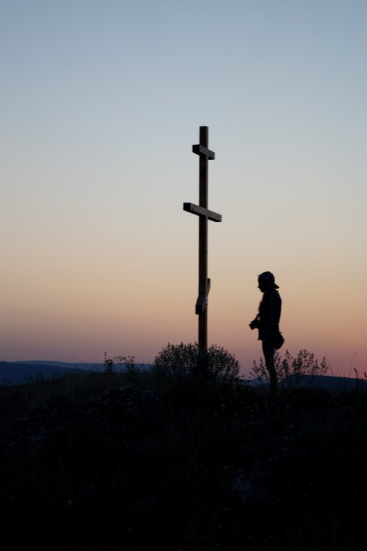 Упоклонного креста на закате,п. Коктебель, Республика Крым - Дина Дробина