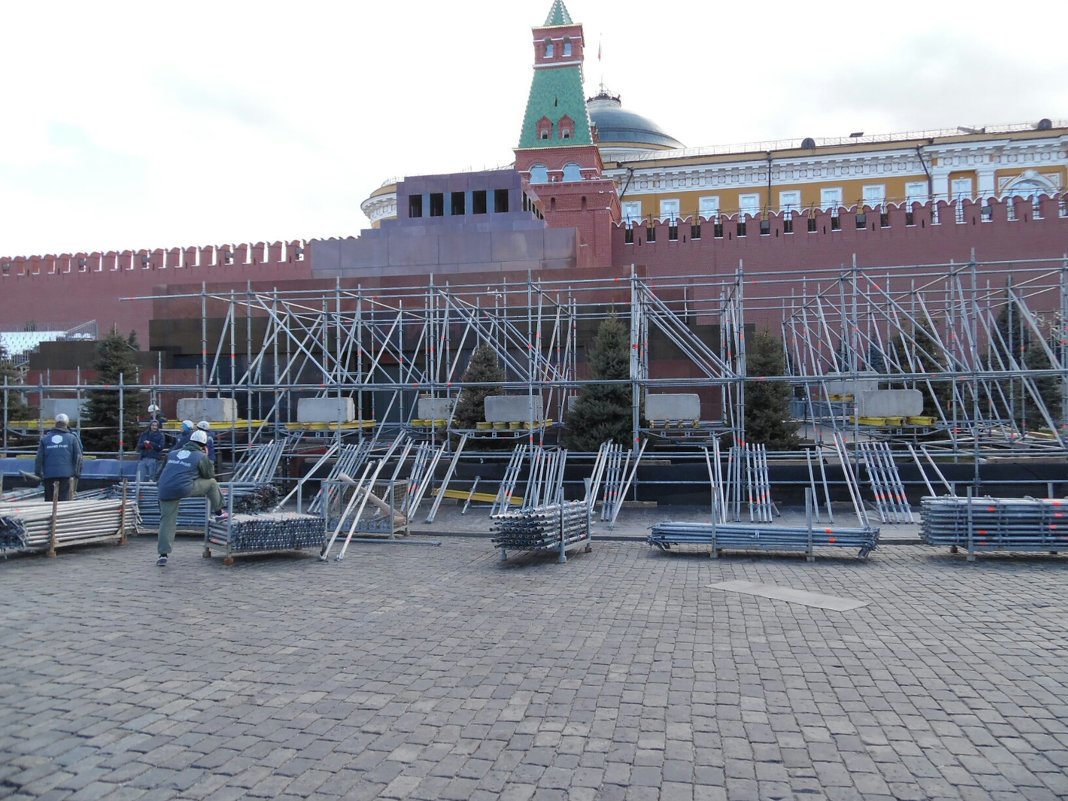 Мавзолей Ленина перед 9 Мая - Андрей Солан