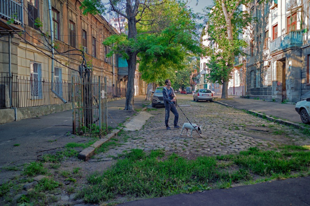 Утро старых улочек Одессы. - Вахтанг Хантадзе