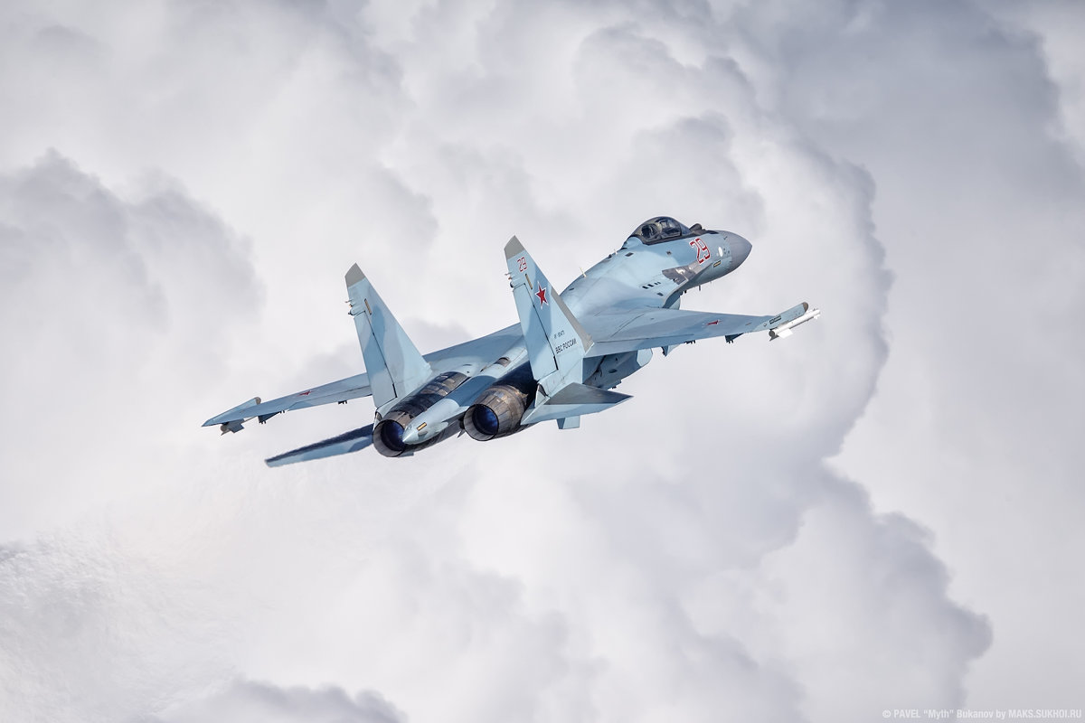 Су-35С ВВС России, многофункциональный сверхманевренный истребитель - Павел Myth Буканов