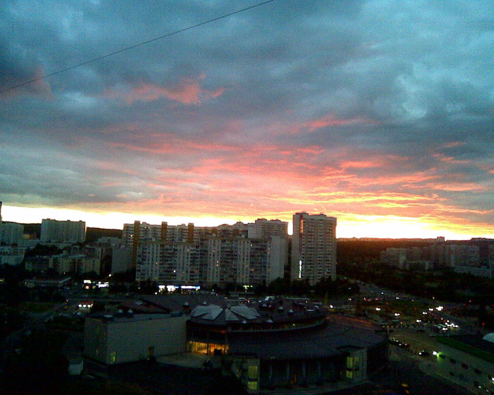 летний закат в Москве - Валентин Русак