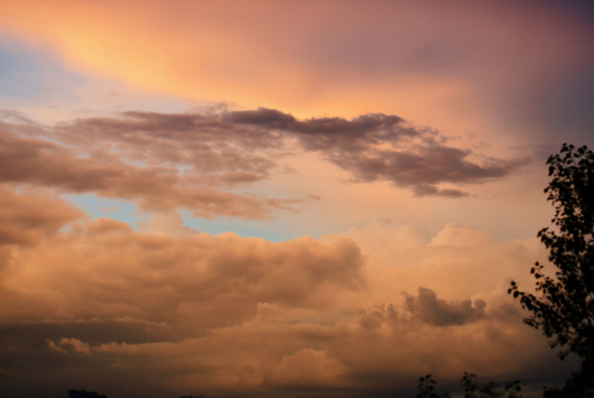 облака на фоне заката - Владислав Кравцов