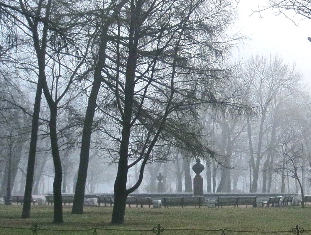 утренний туман в Александровском саду - Елена 