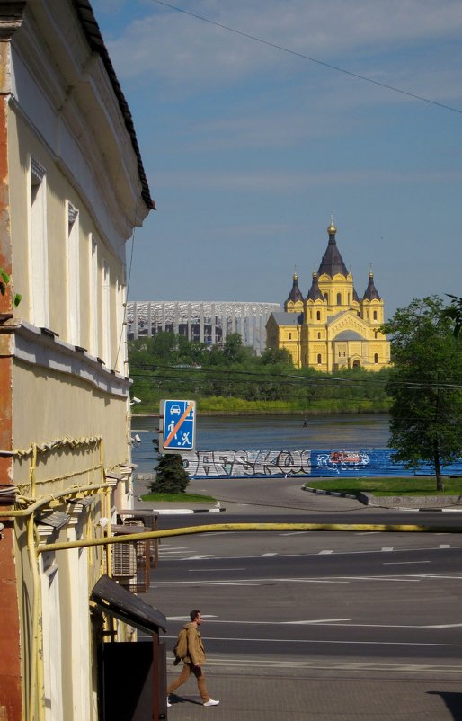 Вид на Стрелку (Нижний Новгород) - Павел Зюзин