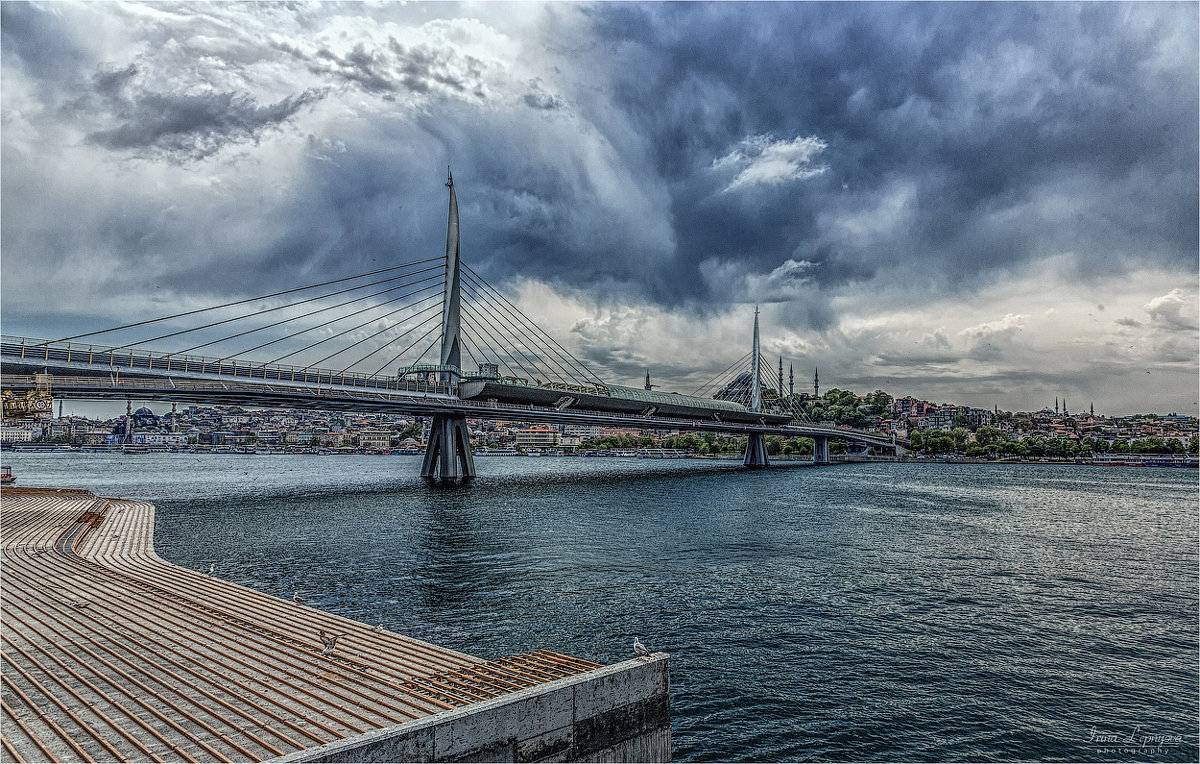 Метромост над Золотым рогом в Стамбуле - Ирина Лепнёва