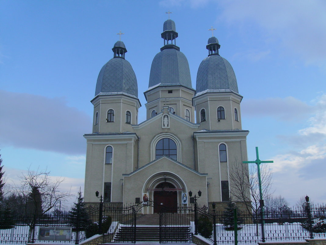 Греко - католический   собор   в   Надворной - Андрей  Васильевич Коляскин
