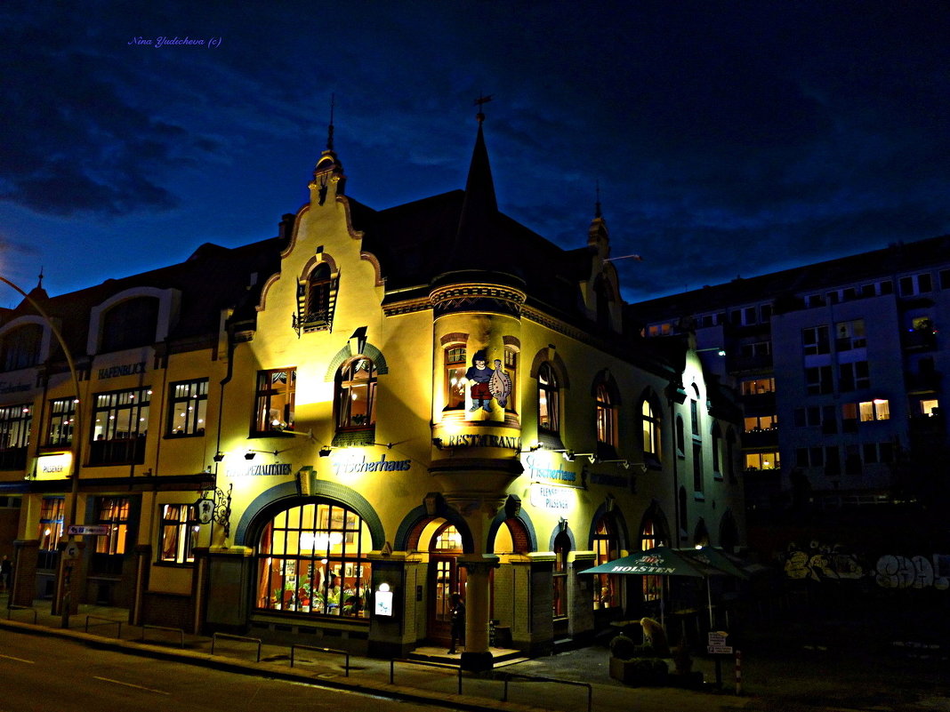 Blaue Nacht Hamburg. Fischerhaus - Nina Yudicheva