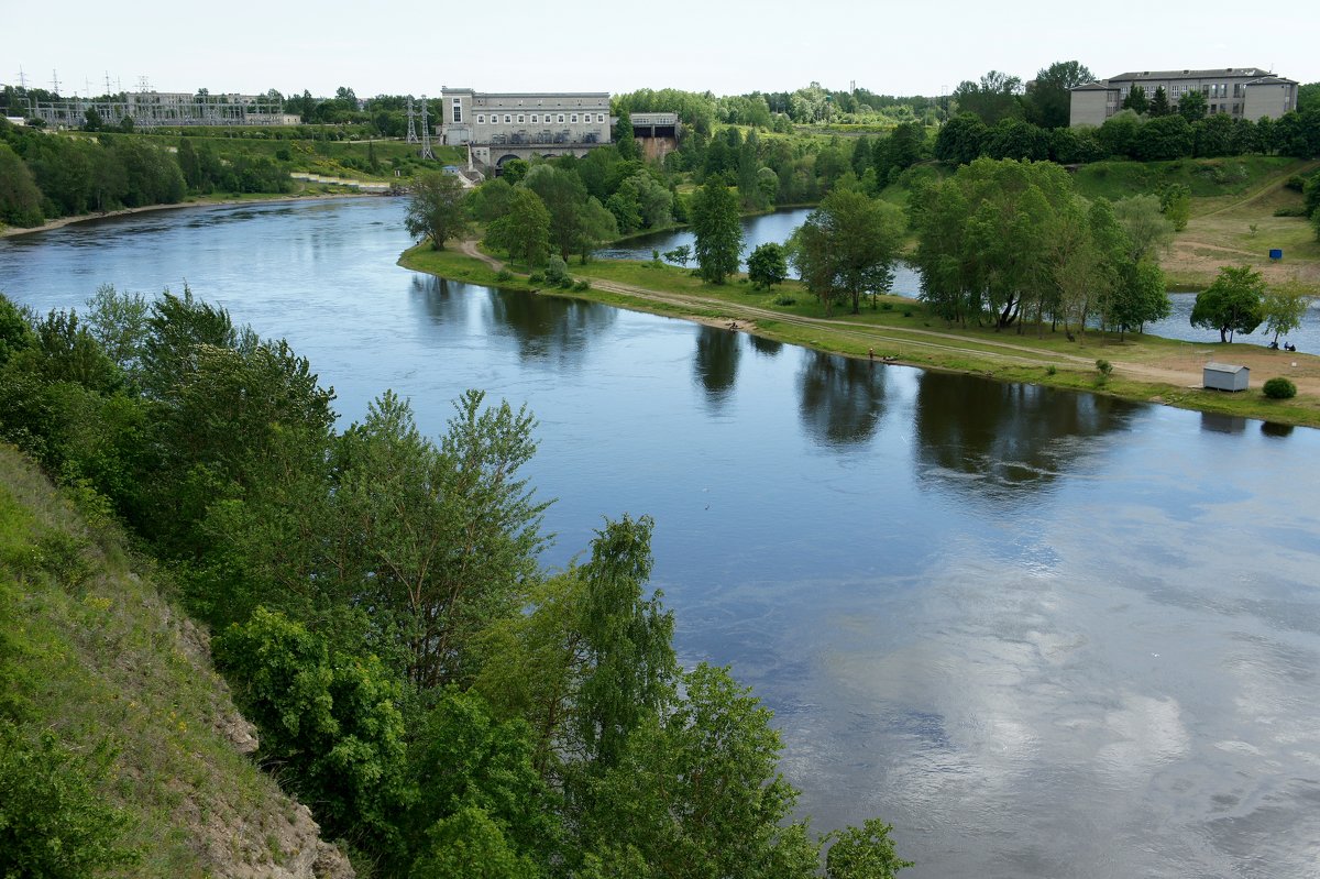 Река Нарва (Нарова)  и Нарвская ГЭС - Елена Павлова (Смолова)