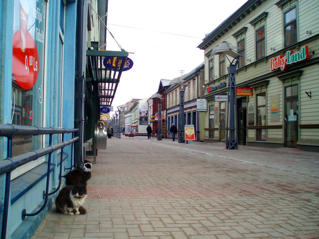 Senoji Liepoja / Liepāja (Latvia). Old town - silvestras gaiziunas gaiziunas