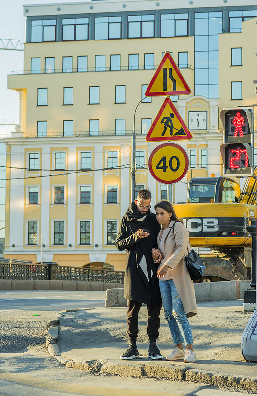 На улицах Москвы в сентябре - Игорь Герман